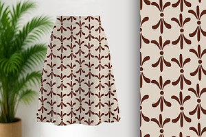 Beige Organic Petals Seamless Repeat, a Pattern Graphic by Sharon Schwalbe