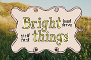 BRIGHT THINGS | FUNKY SERIF FONT, a Slab Serif Font by Maria Feliz Fonts (Thumbnail 1 of 10)