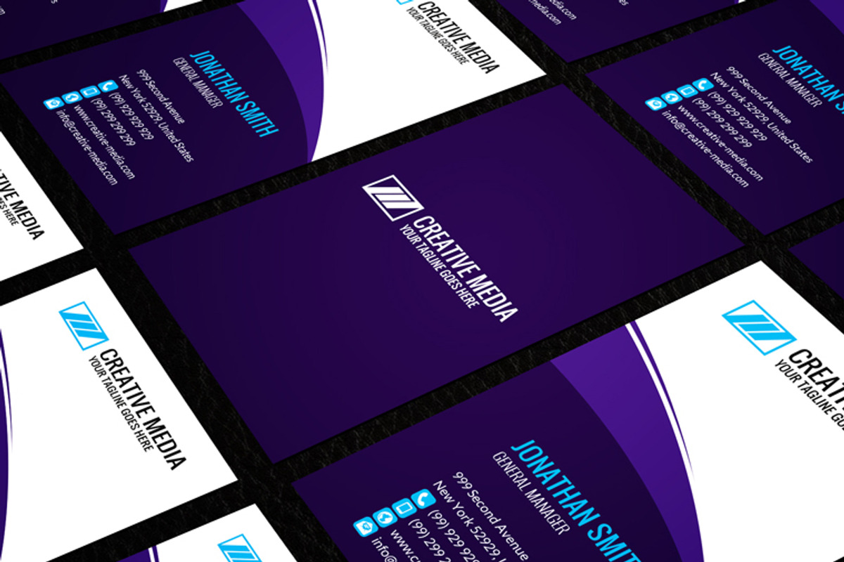 Corporate Business Card CM060, a Business Card Template by annozio (Photo 4 of 4)