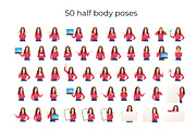 Casual young beautiful woman set, a Person Illustration by Volha Hlinskaya (Thumbnail 3 of 4)