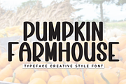Pumpkin Farmhouse | Script Font, a Script Font by Scratchones (Thumbnail 1 of 8)