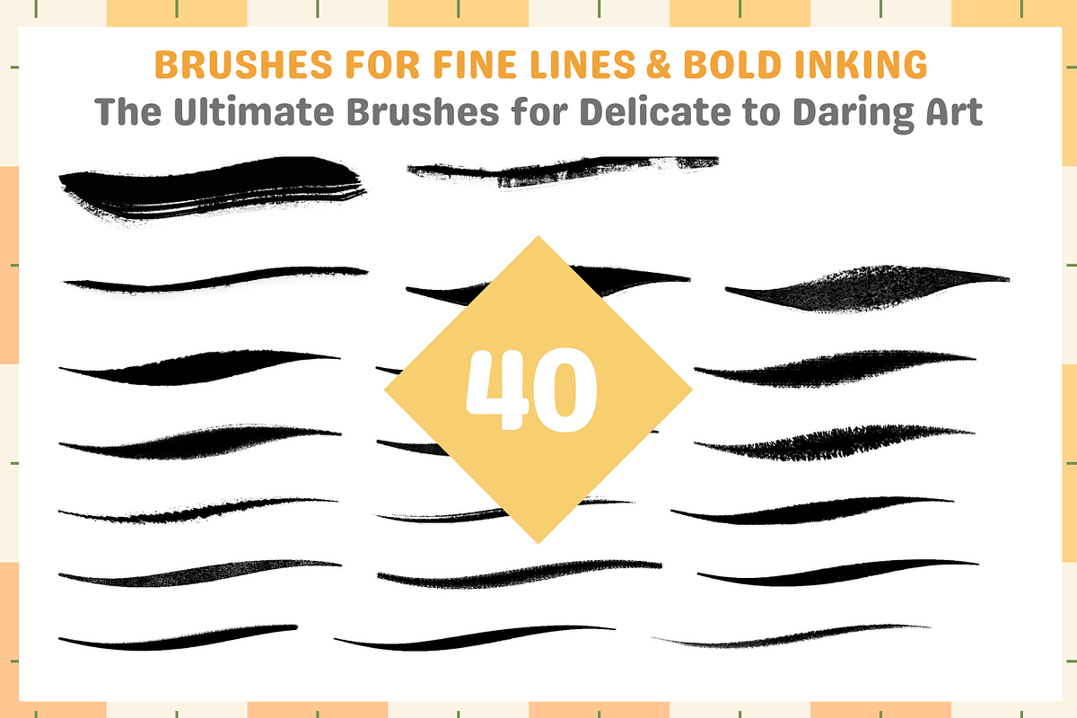 Procreate Oily Inkers and Sketch, a Brush Add-On by Cozy Brushery (Photo 2 of 9)