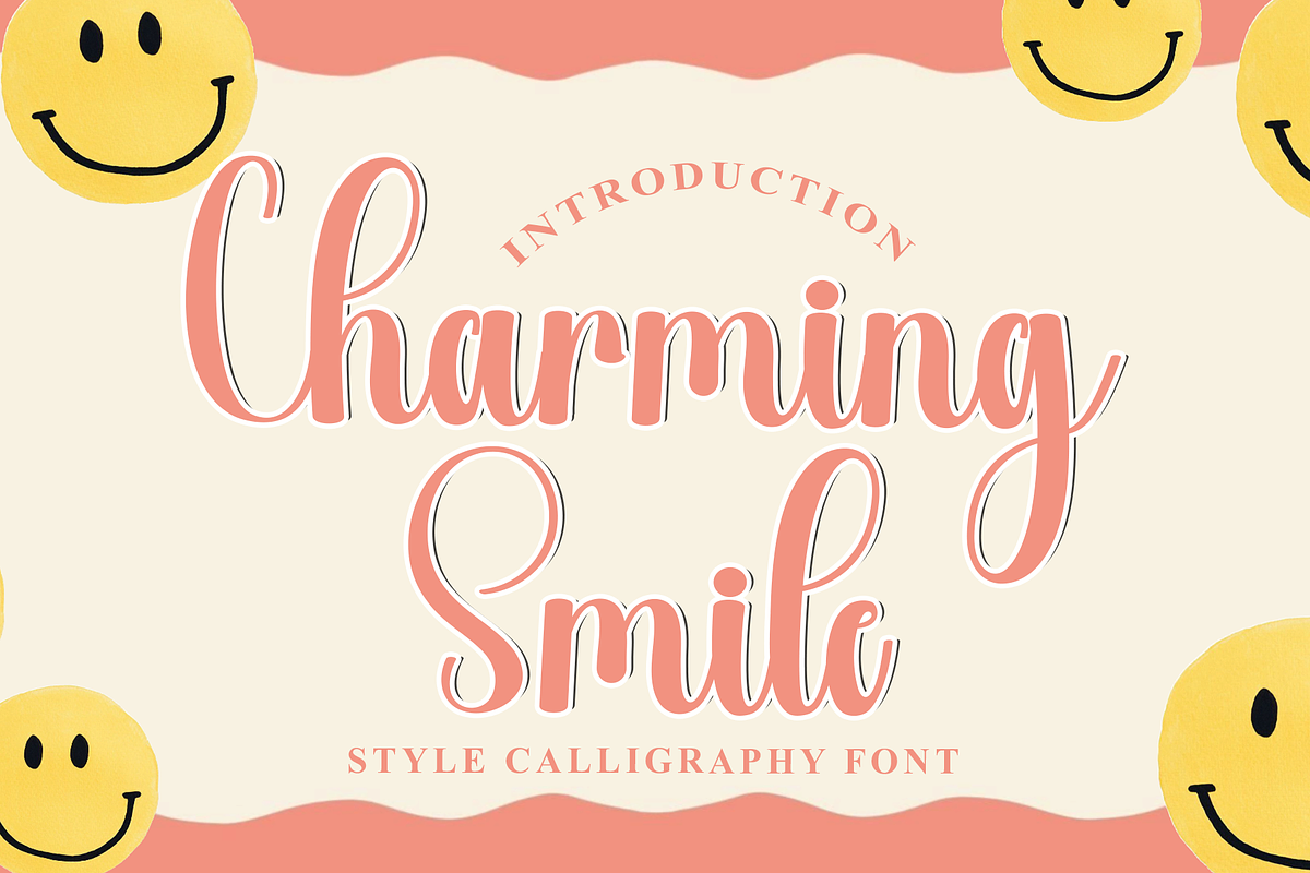 Charming Smile, a Handwritten Font by InermediaSTUDIO (Photo 1 of 8)