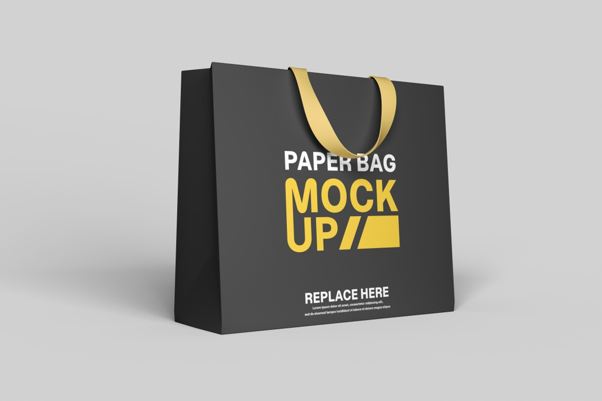 High Quality Paper Bag Mockup, a Product Mockup by LOGTURNAL (Photo 3 of 4)