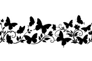 Floral Grass Border Silhouette Bundl, an Illustration by Amazin_art (Thumbnail 31 of 51)