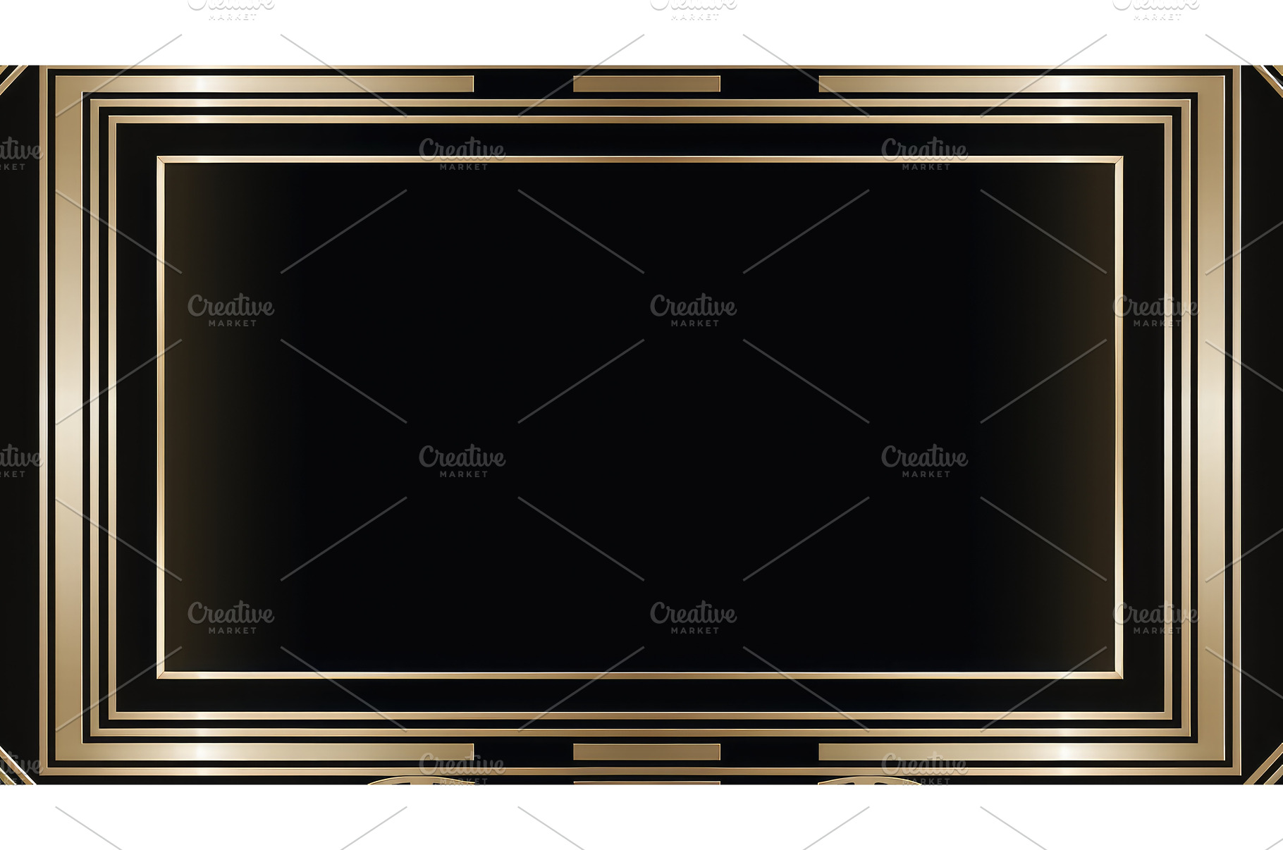 contemporary gold page border ai, an Abstract Photo by pikepicture