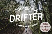 Drifter Font & Buildable Logo-Kit, a Sans Serif Font by The Forge Type Co (Thumbnail 1 of 7)