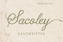 Sacoley - Script Font