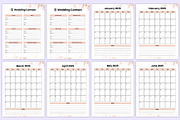 2025 Wedding Planner Canva Template, a Stationery Template by Mustafiz (Thumbnail 3 of 6)