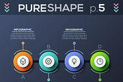 Pure Shape Infographic Bundle, a Presentation Template by Andrew Kras Design (Thumbnail 21 of 26)