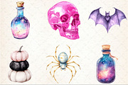 Modern Halloween Clipart, an Illustration by Rose Art (Thumbnail 3 of 7)