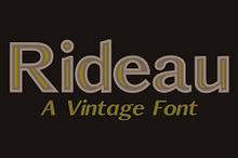 Rideau -  Vintage Font