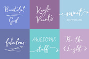 Ditto Font + Swashes, a Handwritten Font by Angie Makes (Thumbnail 9 of 11)
