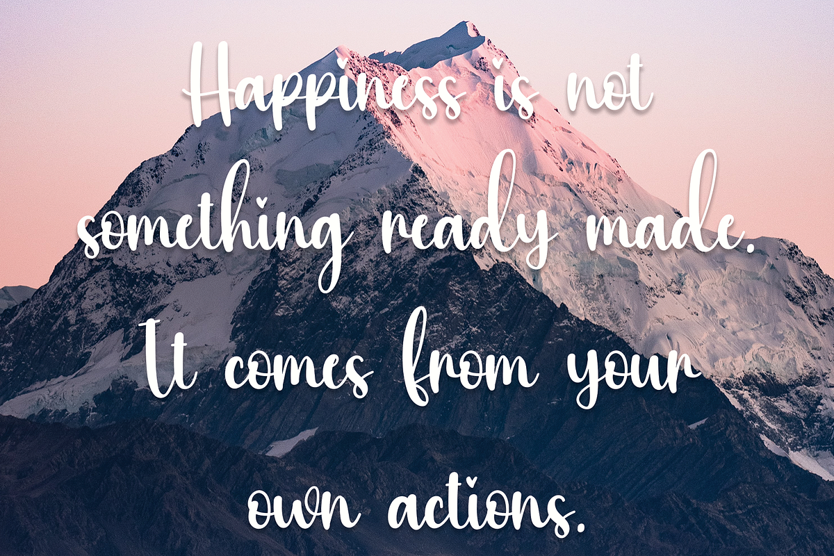 the flowers | Script Font, a Script Font by Scratchones (Photo 8 of 8)