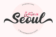 Seoul - Script Font, a Script Font by MjStudio31 (Thumbnail 1 of 7)