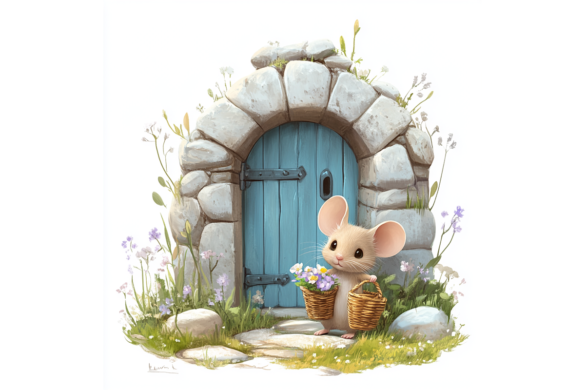 Prompt Mouse House Clipart, a Decorative Illustration by Creative design (Photo 5 of 7)