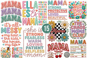 Faux Yarn Crochet Mother's Day PNG, an Illustration by SinaCreation (Thumbnail 1 of 8)