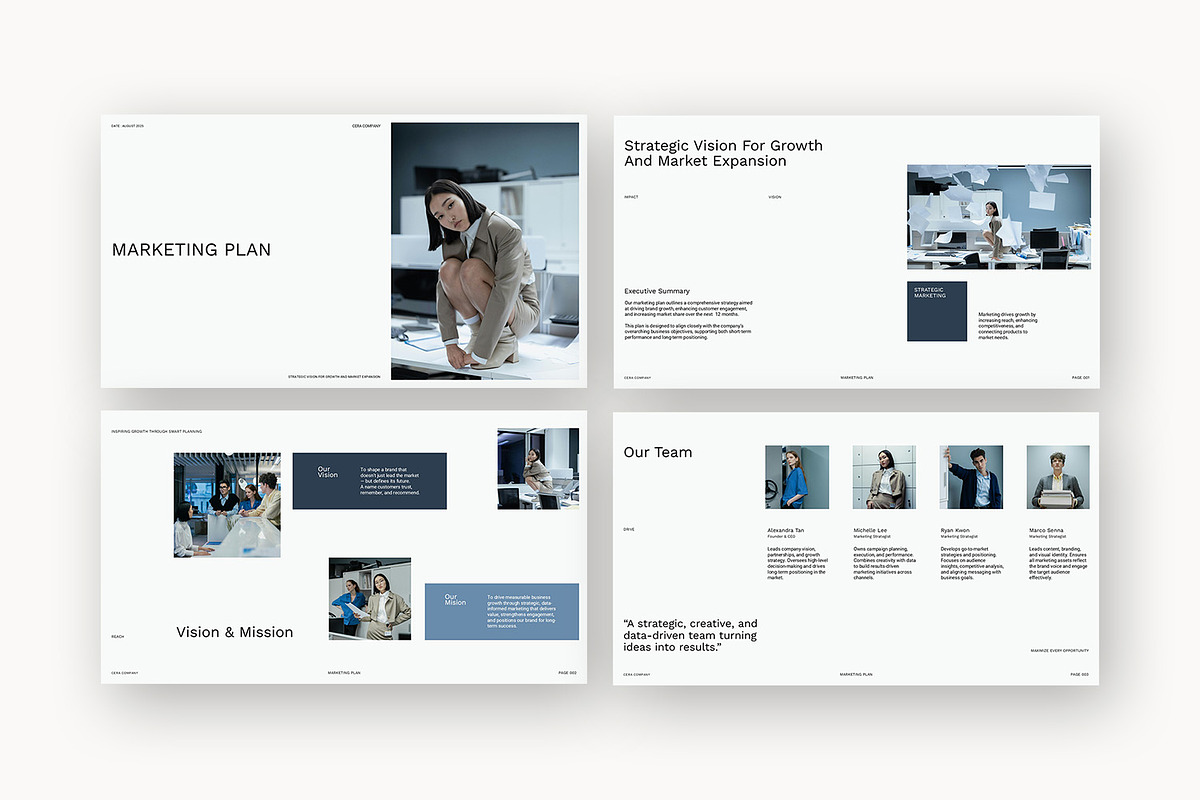 Cera : Marketing Plan Powerpoint, a Presentation Template by Punkl Camp (Photo 2 of 16)