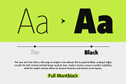 Montblack - Sans Serif Font Family, a Sans Serif Font by Umitype (Thumbnail 3 of 10)