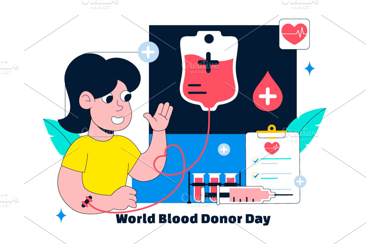 10 World Blood Donor Day, a Healthcare Illustration by denayunebgt (Photo 4 of 4)