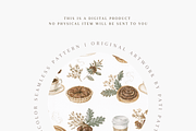 Cozy Autumn Café Seamless Pattern, a Pattern Graphic by Pati Charm Studio (Thumbnail 4 of 6)