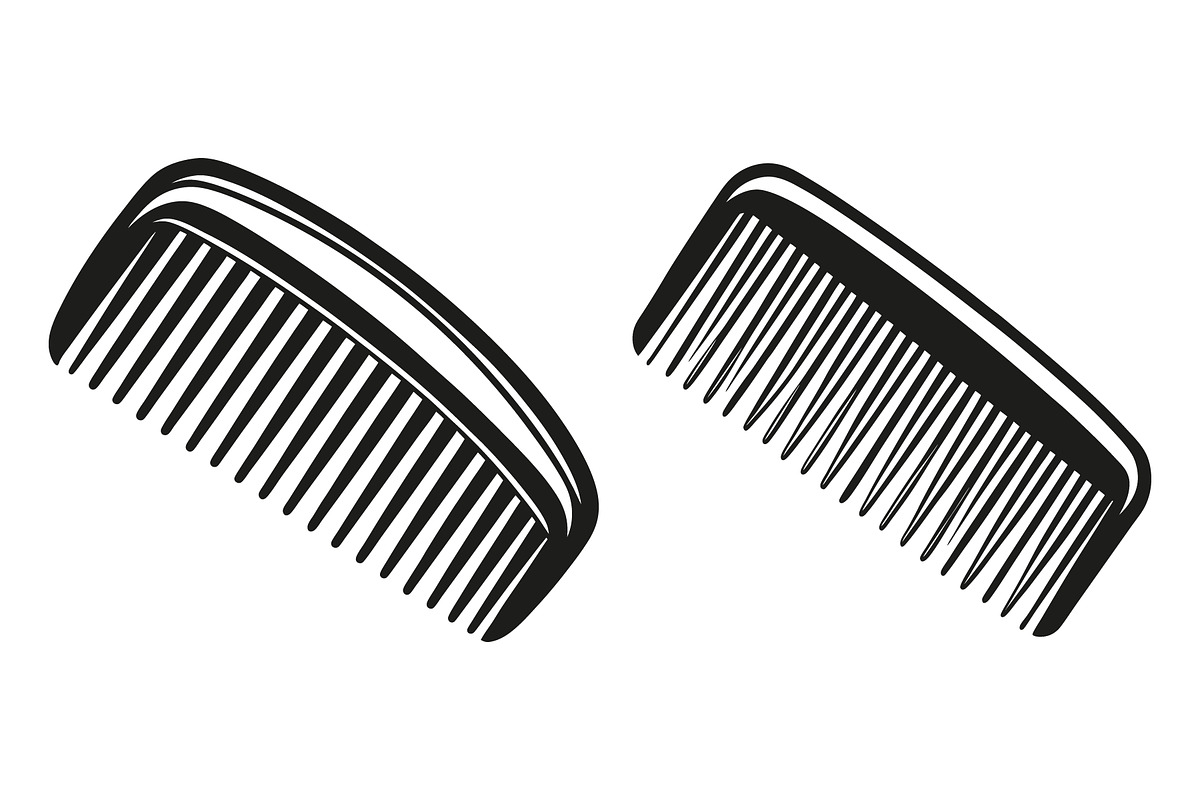 Illustrations of Hair Combs Side, an Object Graphic by Billah Hub (Photo 2 of 3)