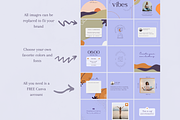 Instagram Template - Iris Yoga, a Social Media Template by Tegefeldt Design (Thumbnail 3 of 6)