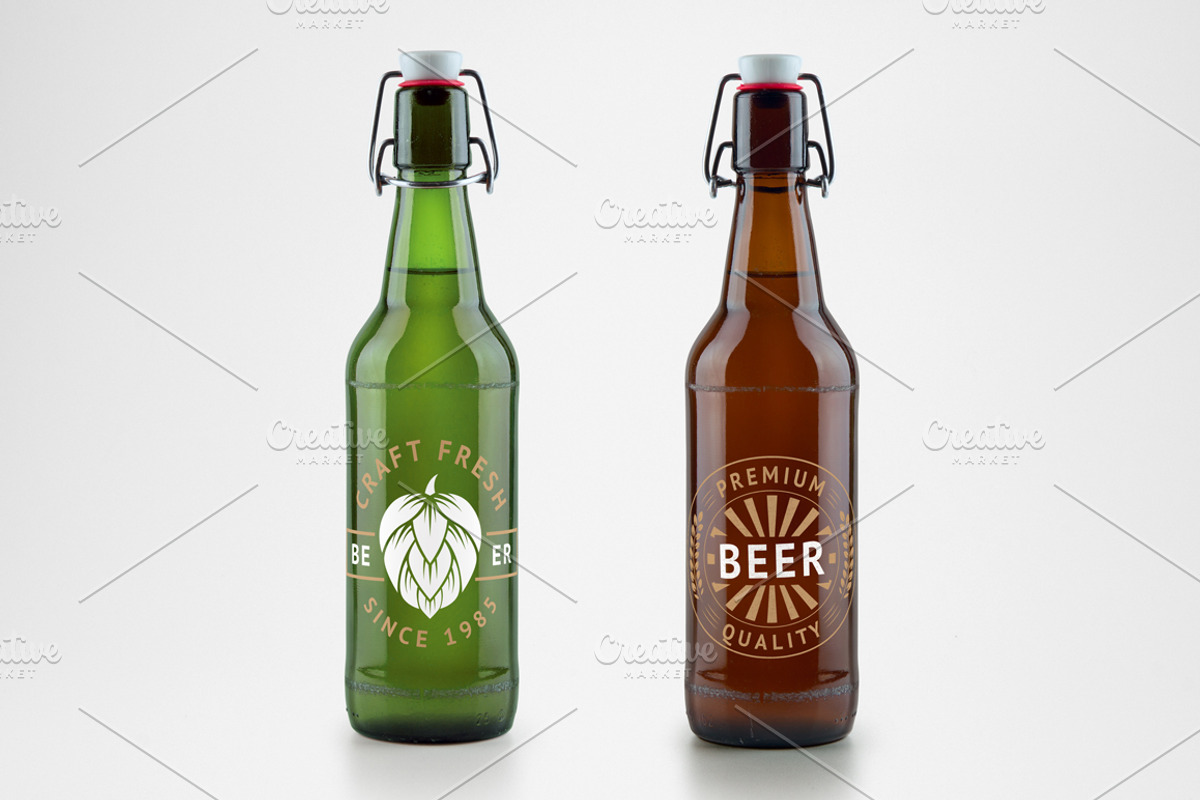 Set craft beer logo & labels., a Branding & Logo Template by SiberianArt (Photo 4 of 7)