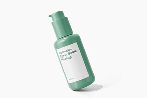 Cosmetic Spray Bottle Mockup Vol.1