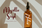 Myrellis Script - Bold Script, a Script Font by Indotype Foundry (Thumbnail 8 of 10)
