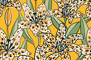 Leopard lily seamless patterns, a Pattern Graphic by Uminoki (Thumbnail 5 of 5)