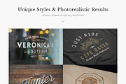 50 Logo Mock-ups + 50 Logo Templates, a Product Mockup by GraphicBurger (Thumbnail 2 of 5)