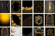 Art Nouveau Blank Book Cover Bundle, a Brochure Template by LA Design (Thumbnail 3 of 10)