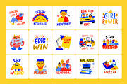 Animated Teenage Stickers Set, an Emoji Icon by Vectors Market (Thumbnail 3 of 5)