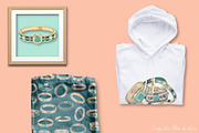 40 LUXURY BRACELETS VECTOR CLIPART, an Object Illustration by Une Affaire de Filles (Thumbnail 4 of 5)