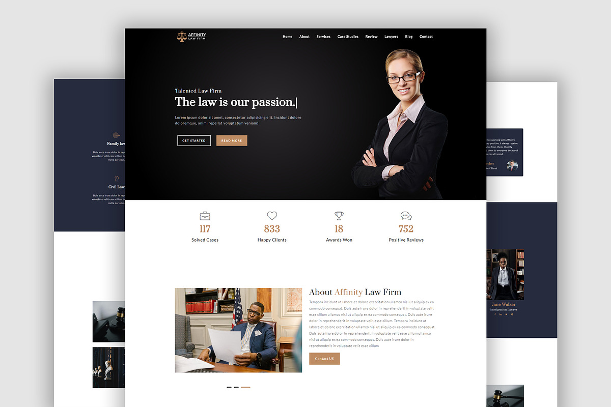 Affinity - Law Firm HTML Template, a Bootstrap Template by nandinigraphics (Photo 2 of 3)