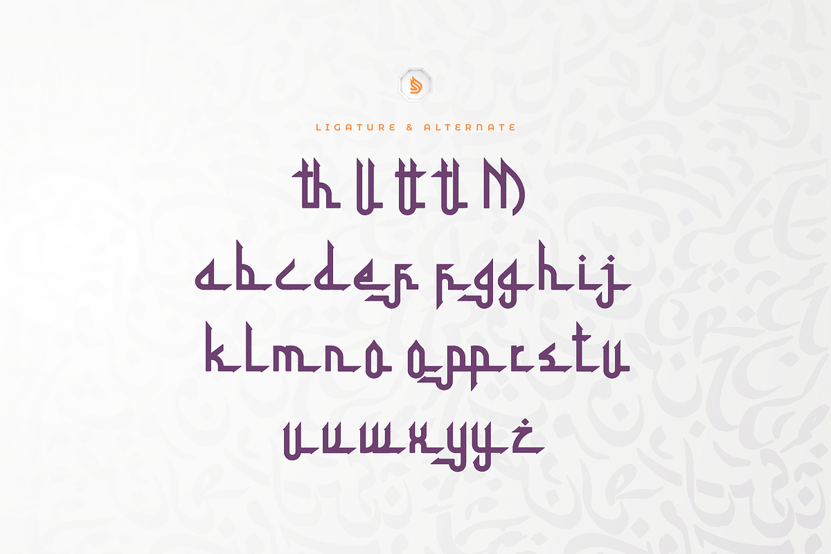 Salafushalih | Modern Arabic Font, a Script Font by Denustudios (Photo 11 of 12)
