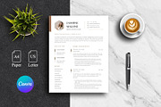 Modern Business CV Template | Canva, a Resume Template by Lux Resume (Thumbnail 1 of 9)