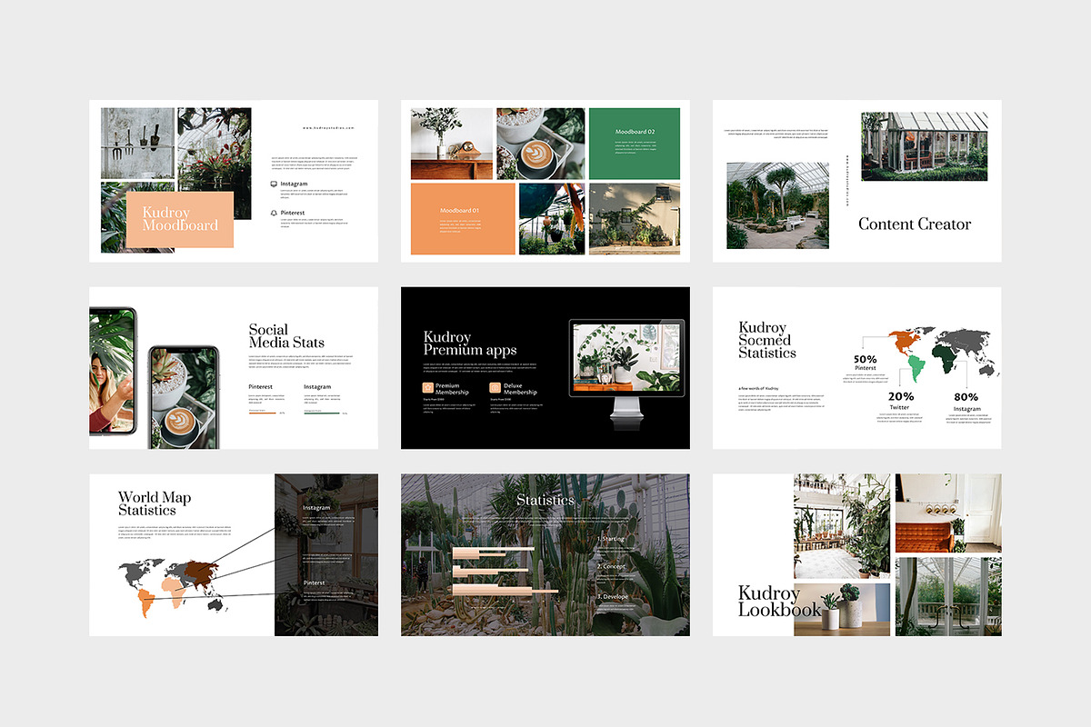 Kudroy - Botanicals Powerpoint, a Presentation Template by eunavia (Photo 6 of 7)