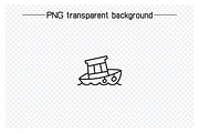 Sailboat Ship and Ferry Icons, an Outline Icon by Designfour (Thumbnail 3 of 6)