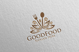 Good Food Logo Restaurant Or Cafe 54