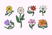 Sunny Blooms Illustration Set, an Object Illustration by The Isian (Thumbnail 10 of 16)