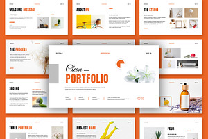Portfolio Presentation Template, a Presentation Template by MightyDesign