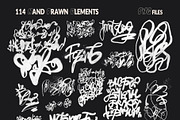 Graffiti Art & Grunge PNG Overlays, an Object Graphic by Oksana Trygub (Thumbnail 9 of 19)