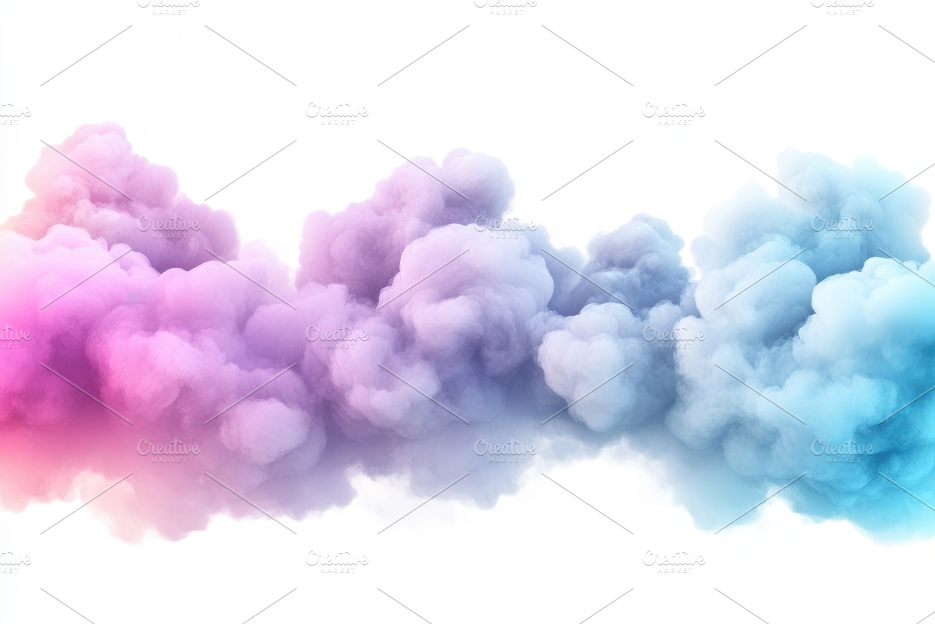 Colorful clouds swirl in celebration, a Photo by Pavel_design