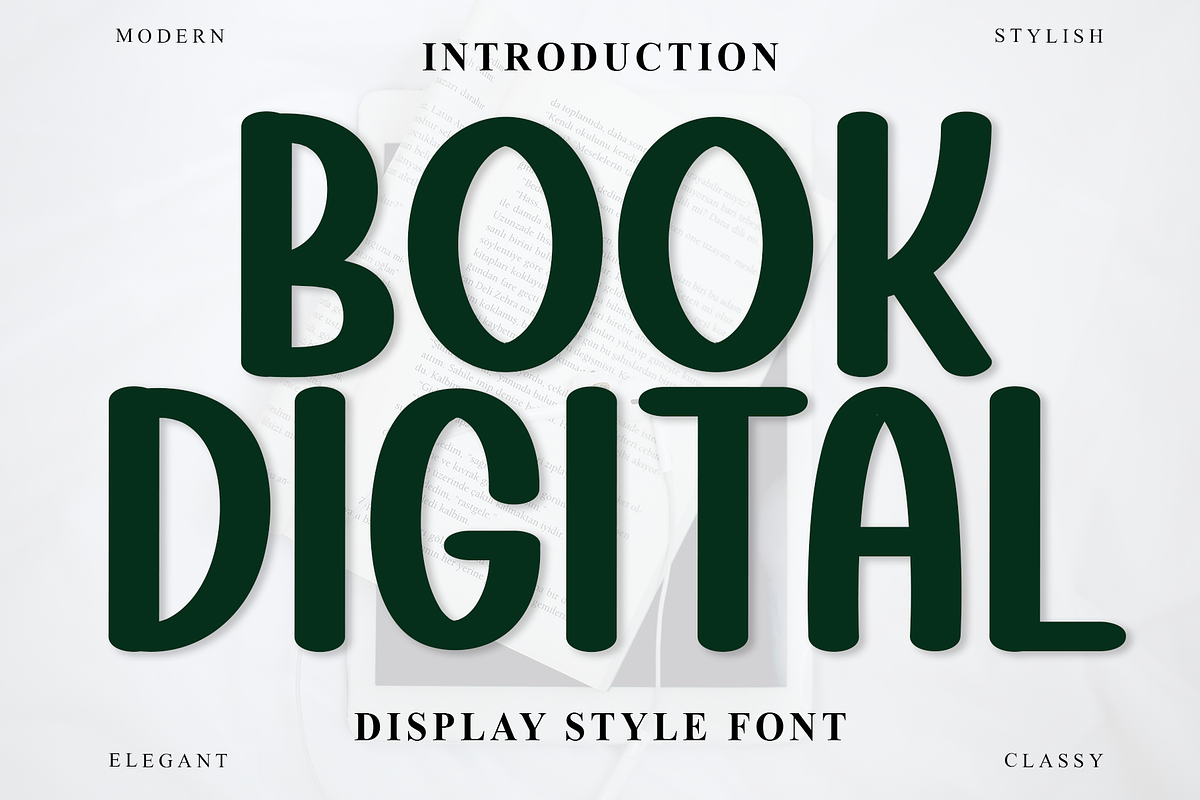 Book Digital, a Script Font by FreshTypeINK (Photo 1 of 8)