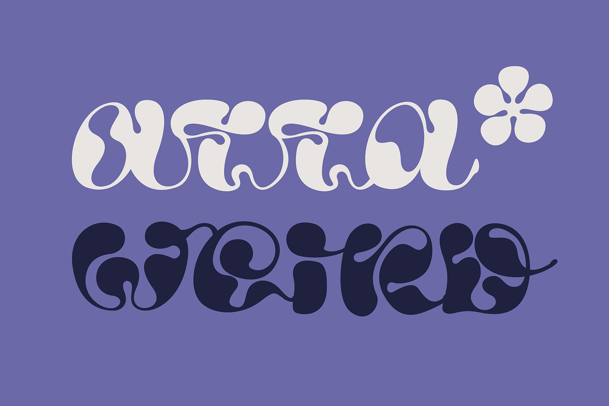 Atta Weird script font, a Script Font by kaer_shop (Photo 1 of 8)