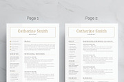 Word Resume & Cover Letter Template, a Resume Template by DemeDesign (Thumbnail 2 of 5)