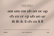 Luxury Ligature Font - Layer Valenas, a Serif Font by Say Studio (Thumbnail 10 of 10)
