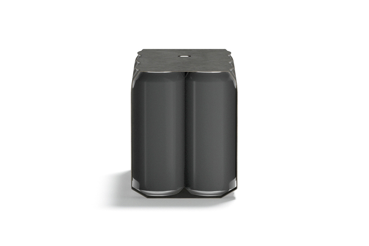 Black Six 550ml Can Pack 3D Model, an Object 3D Model by rebrandy (Photo 5 of 9)